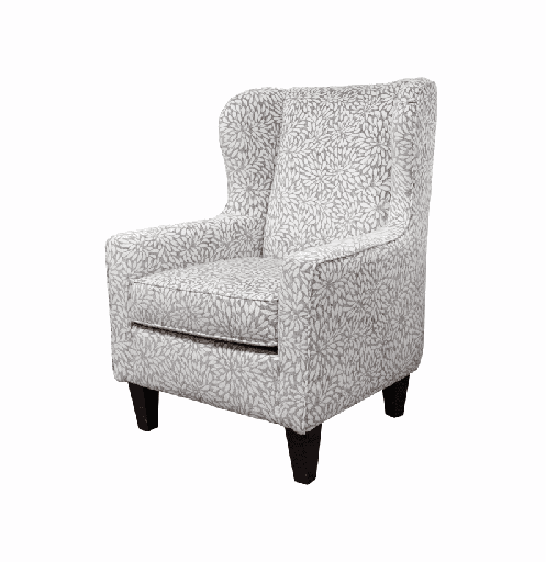 Kelly Floral Wingback Accent Chair 1
