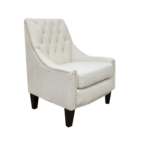 Selena Tufted Nailhead Accent Chair 1