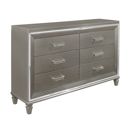 Tamsin Dresser with Two Hidden Jewelry Boxes (Dark Champagne) 1