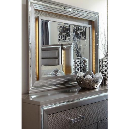 Tamsin Mirror with LED Lighting (Dark Champagne) 1