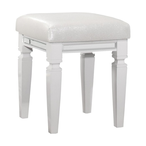 Tamsin Dressing Table Stool (White) 1