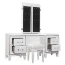 Tamsin Dressing Table with Mirror (White)