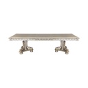 Catalonia Double Pedestal Dining Table (Platinum Gold)