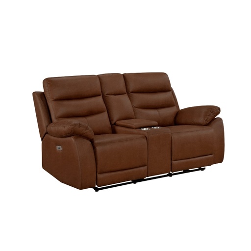 99090 Power Collection Loveseat (Brown) 2