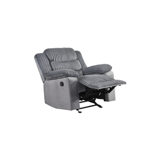 Tyrone Collection Recliner (Grey Corduroy) 1