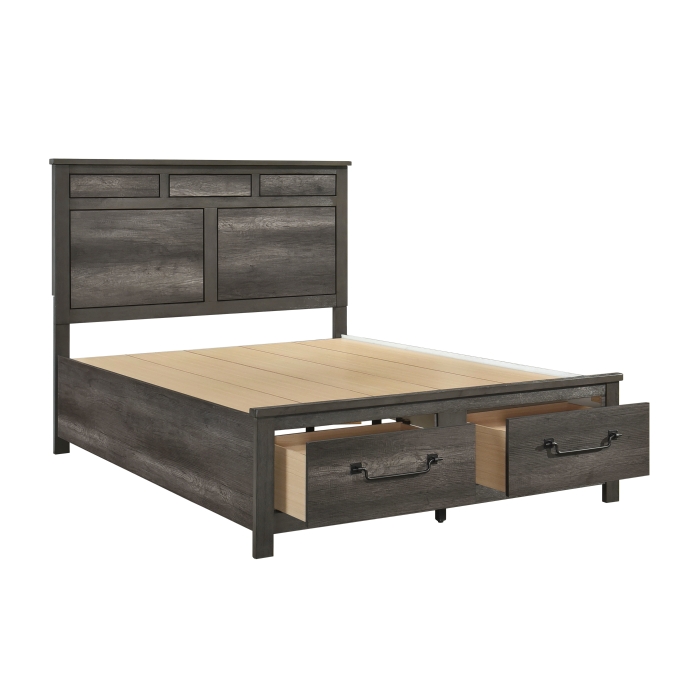 Lenior Grey 8 Piece Queen Storage Bedroom Set 5
