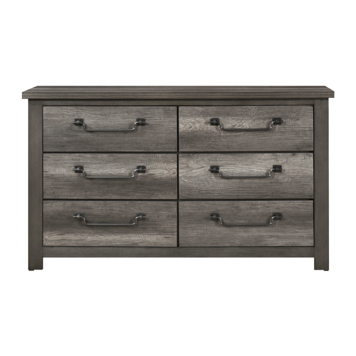 Lenior Grey 6 Piece Queen Storage Bedroom Set - image 8