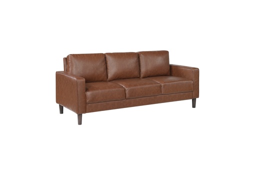 Malcolm 2 Piece Sofa and Loveseat Set (Chocolate Brown) 4