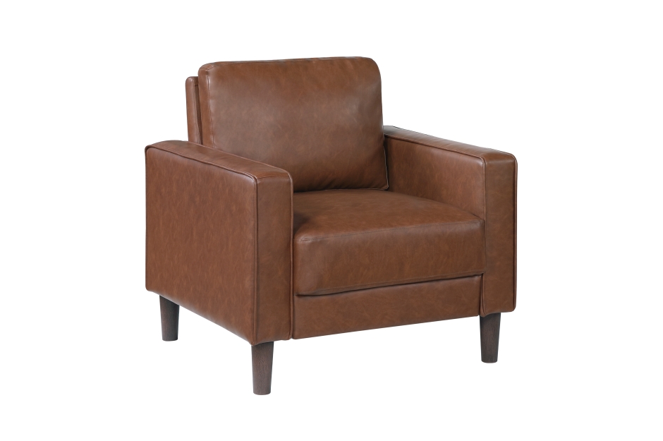 Malcolm 3 Piece Sofa, Loveseat and Chair Set (Chocolate Brown) - image 7