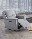 Apex 3 Piece Power Reclining Set Sofa, Loveseat and Chair (Grey) - image 3