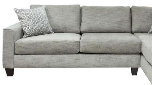 Alpha 2-Piece Sectional with Chaise (Samantha Beige) 2