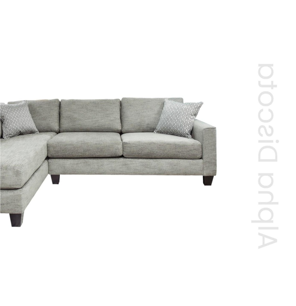 Alpha 2 Pc Sectional - left hand facing close up