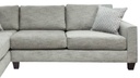 Alpha 2 Pc Sectional - left hand facing cushion detail