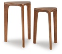Brynnleigh Medium Brown Accent Table Set of 2 view 2
