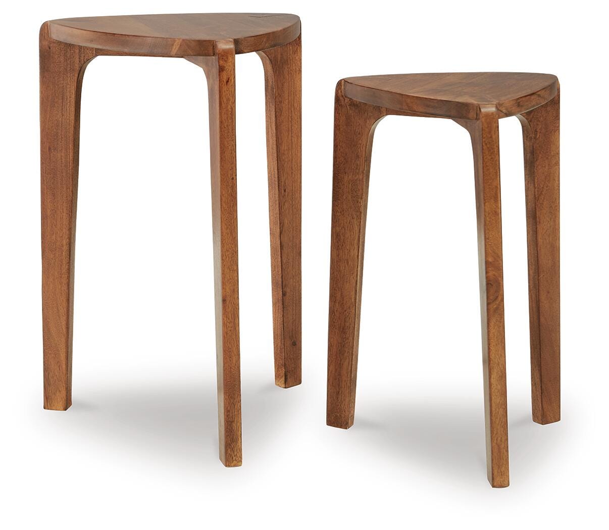 Brynnleigh Medium Brown Accent Table Set of 2 3
