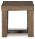 Cariton Grayish Brown Square End Table view 3
