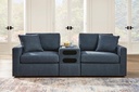Modmax 3-Piece Sectional with Bluetooth Audio Console (Ink) view 1