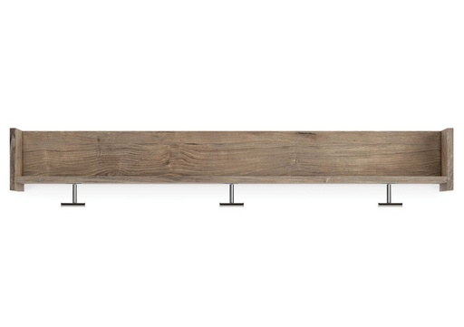 Oliah Wall Mounted Coat Rack with Shelf 3