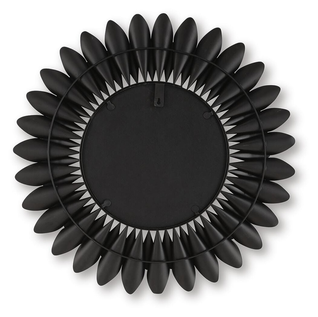 Ryenmour Black Metal Flower Accent Mirror view 1
