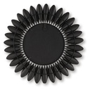 Ryenmour Black Metal Flower Accent Mirror view 1