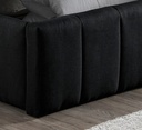 Dharara Black Channel-Tufted Hydraulic Lift Storage Bed (King) view 3