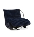 Cobalt Blue Compact Recliner view 3