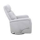 Dalton Grey Tufted Swivel Recliner view 2