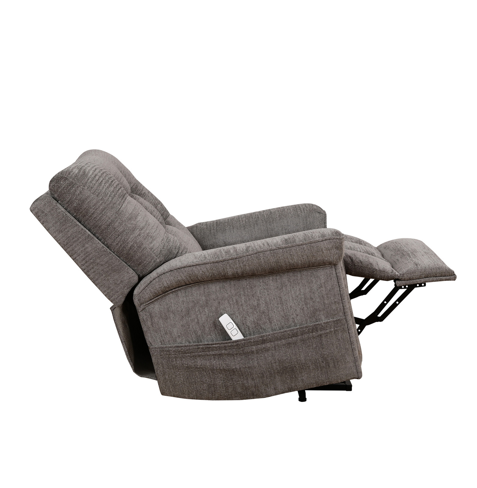 Radcliffe Grey Fabric Power Lift Recliner 4