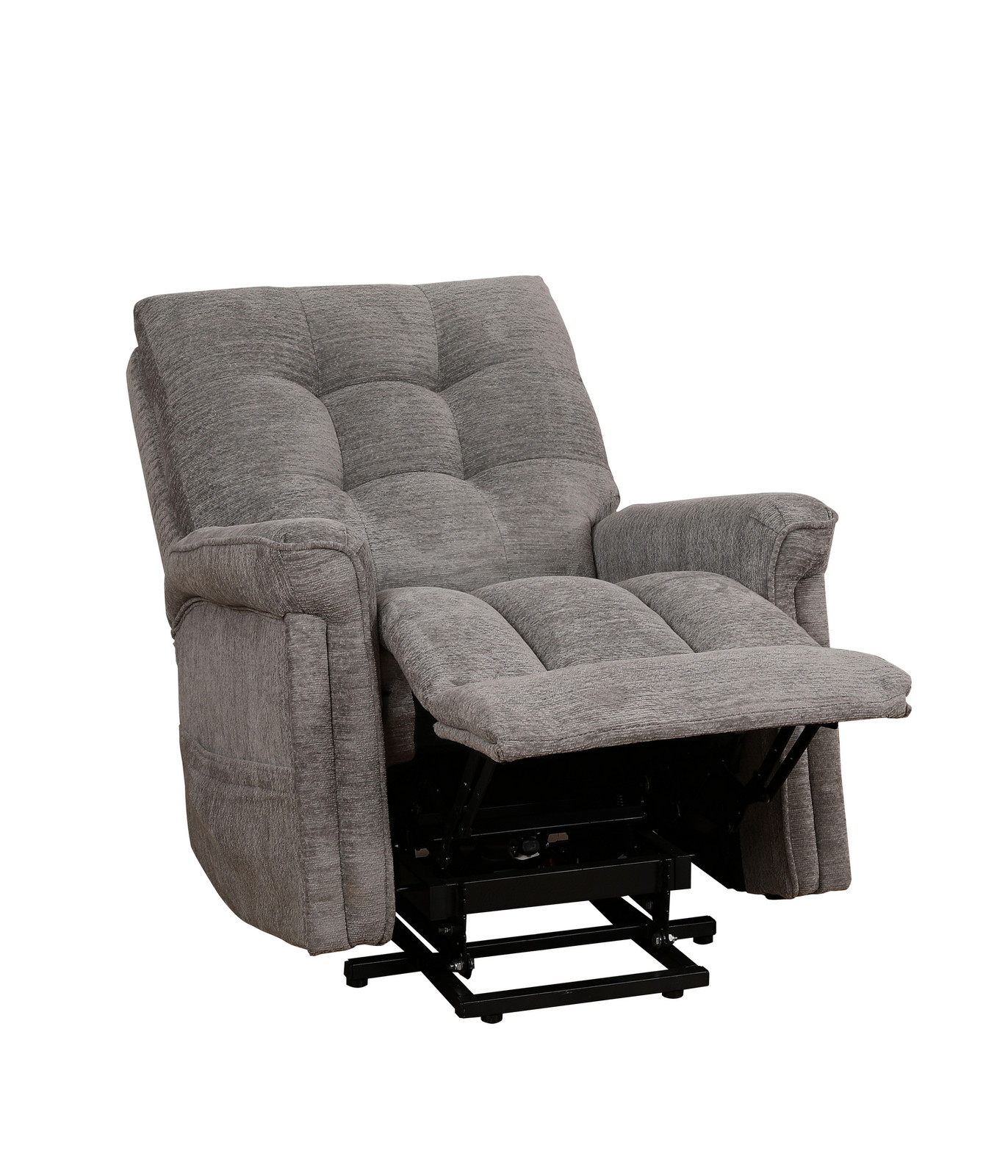 Radcliffe Grey Fabric Power Lift Recliner 5