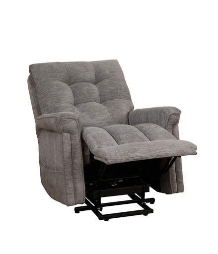 Radcliffe Grey Fabric Power Lift Recliner 5