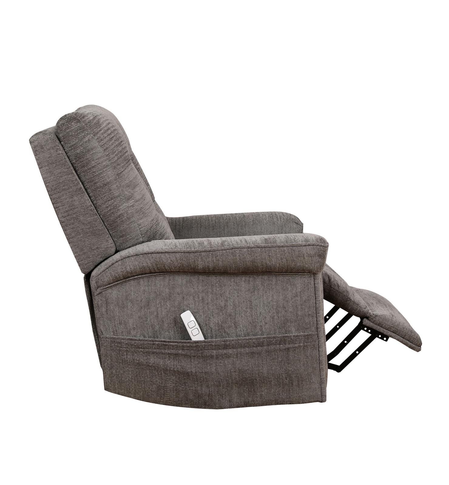 Radcliffe Grey Fabric Power Lift Recliner 10