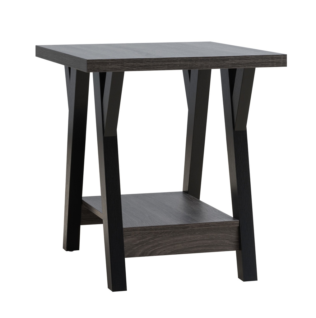 Black Leg Wood 3-Piece Coffee Table Set with Shelf view 2