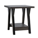 Black Leg Wood 3-Piece Coffee Table Set with Shelf view 2