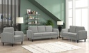 Sierra Tailored Modern Loveseat (Grey) view 1