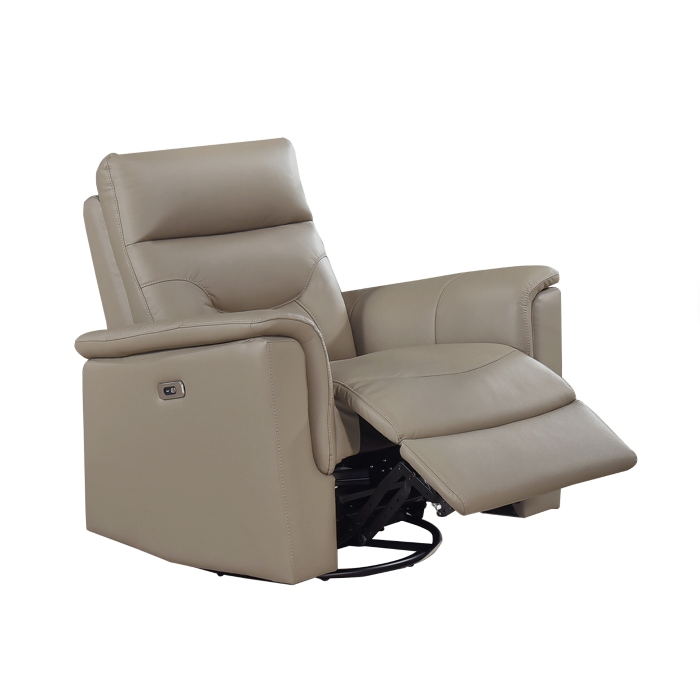 Silver Power Recliner Chair view 4