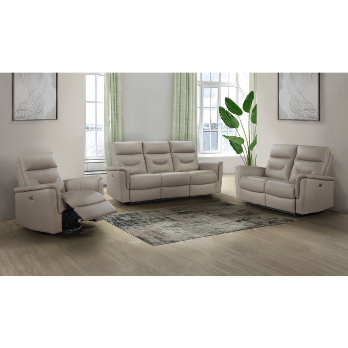 Silver Power Recliner Chair view 6
