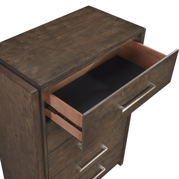 Oakridge Walnut 5-Drawer Chest 3