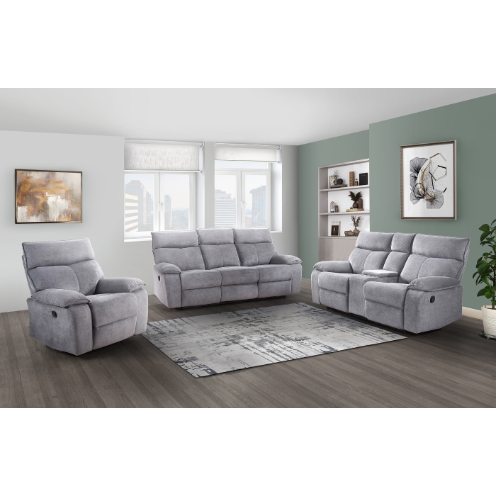 Bragg Charcoal Grey Recliner 3