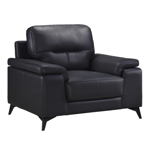 Mischa Leather Accent Chair 9