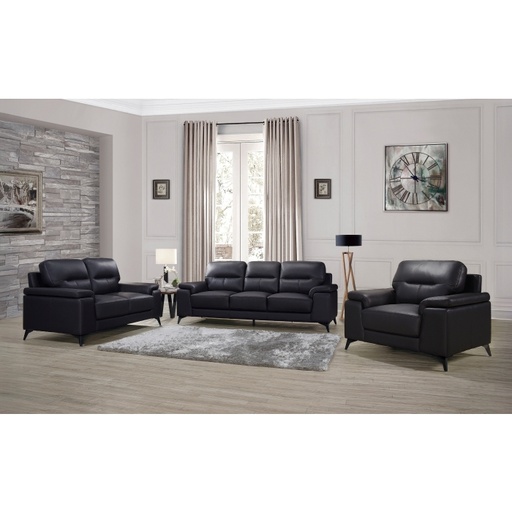 Mischa Leather Accent Chair 13