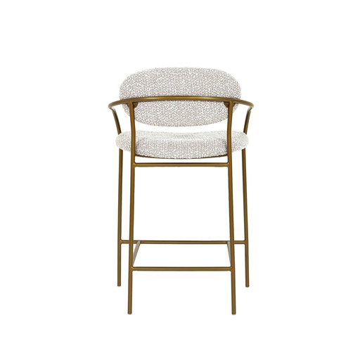 Gold Frame Boucle Counter Stool 4