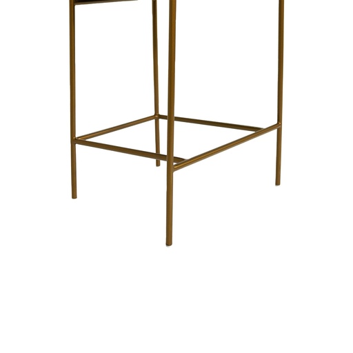 Gold Frame Boucle Counter Stool 9