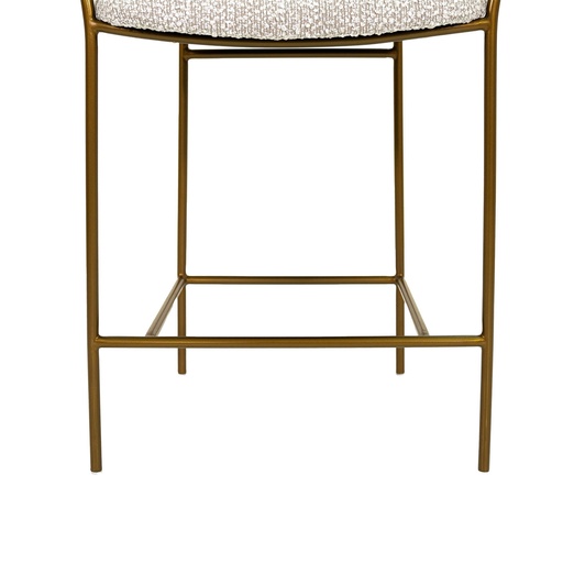 Gold Frame Boucle Counter Stool 10
