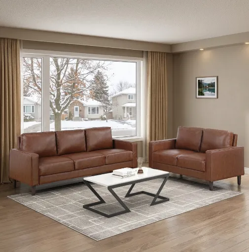 Malcolm Chocolate Track-Arm Sofa 9