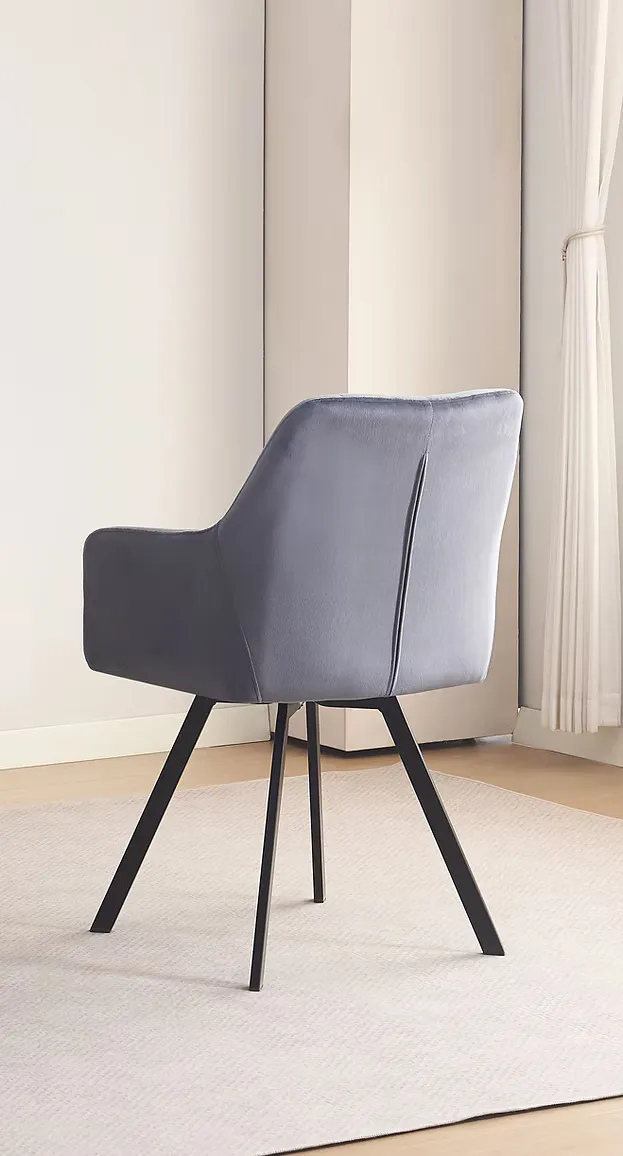 Verona Contemporary Swivel Dining Chair 3