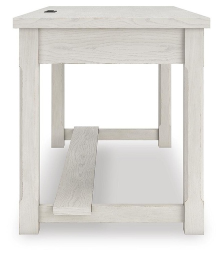 Robbinsdale Antiqued White Home Office Desk 3