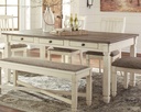 Bolanburg Two-Tone Rectangular Dining Table with 6 Drawers 10x8-crop