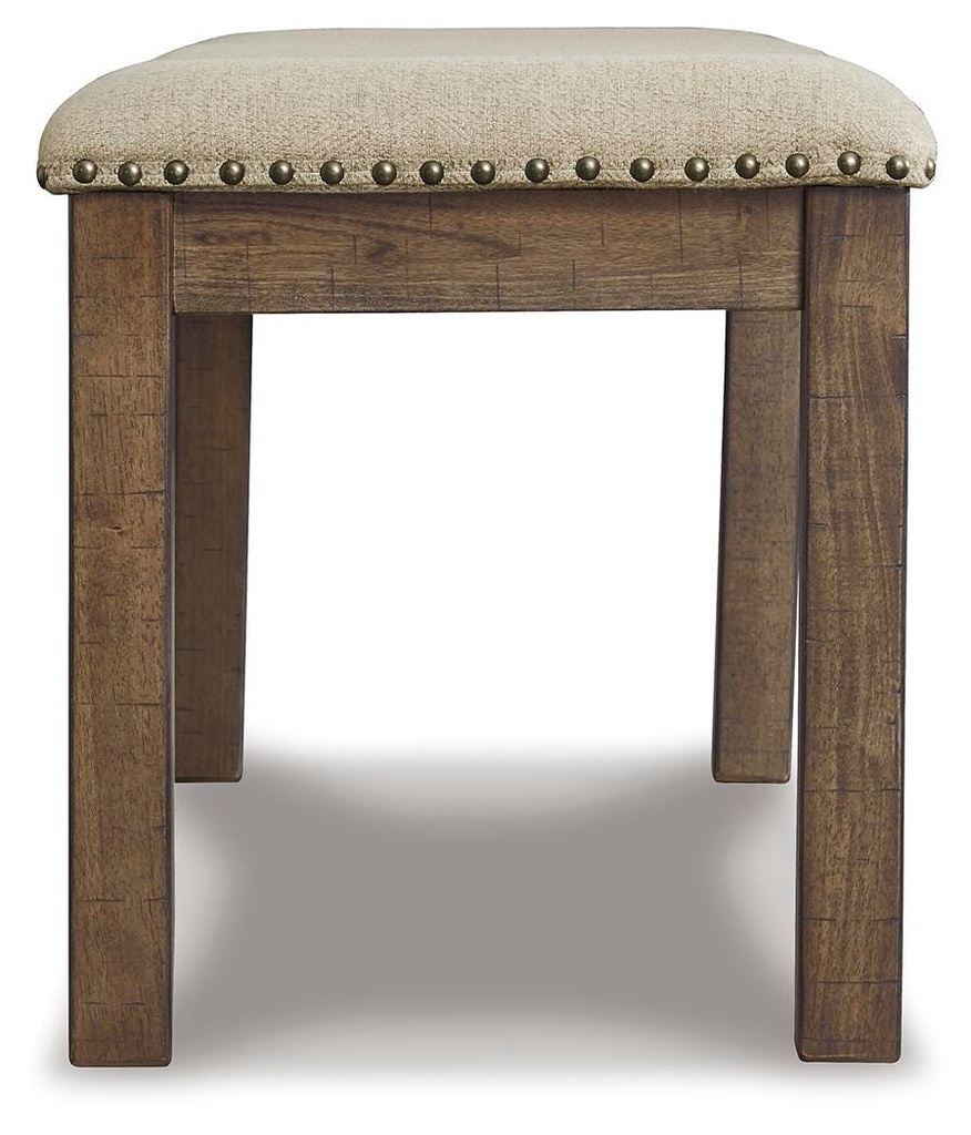 Moriville Nutmeg Upholstered Dining Bench view 1