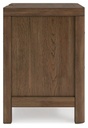 Cabalynn Light Brown 2-Drawer Nightstand with USB Ports view 1
