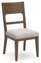 Cabalynn Light Brown Upholstered Dining Side Chair view 1